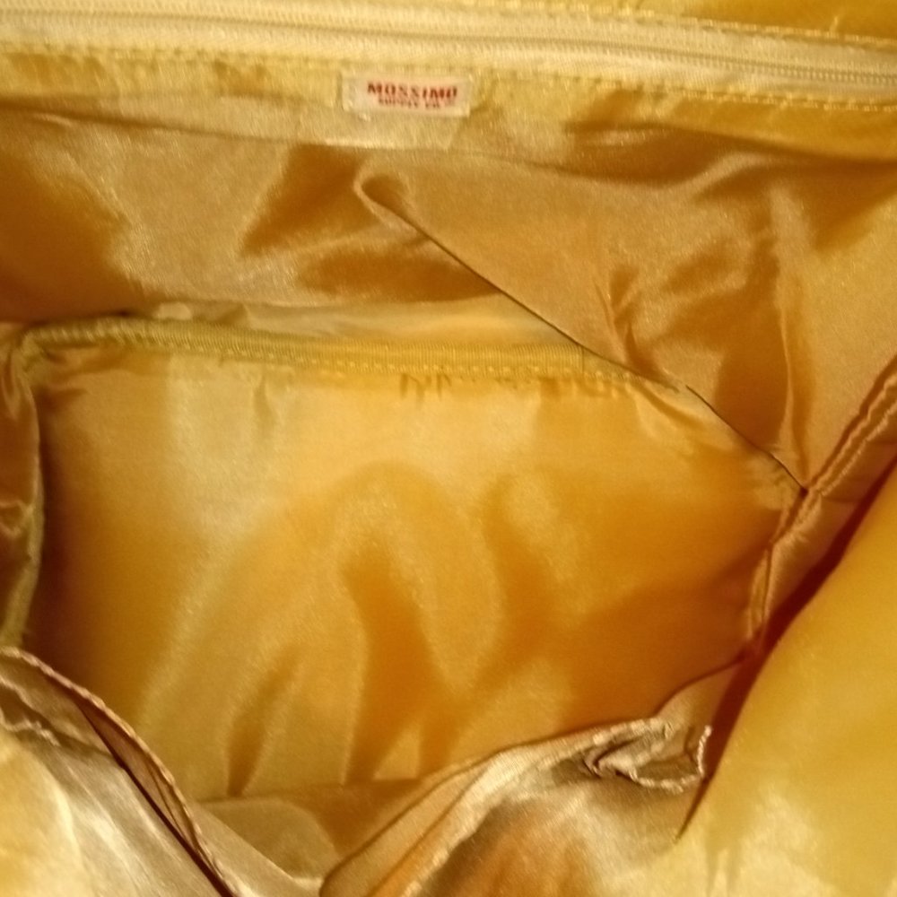 Mossimo Tan Color Drawstring Backpack Trimmed In … - image 3